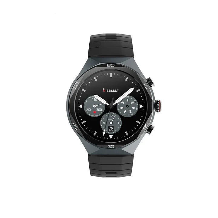 Kieslect Smartwatch AMOLED 1.46" GPS Negro, AI Watch Elite 2