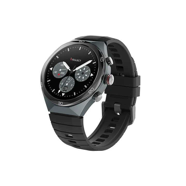 Kieslect Smartwatch AMOLED 1.46" GPS Negro, AI Watch Elite 2