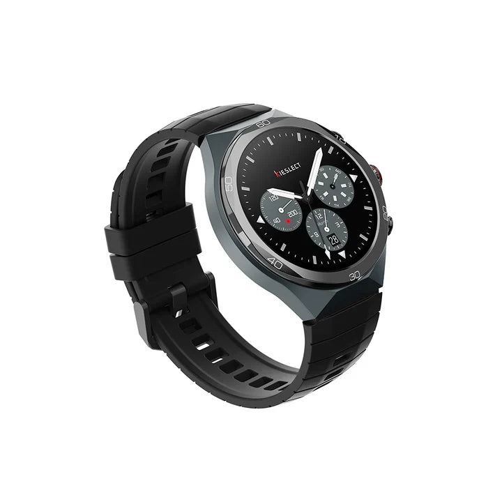 Kieslect Smartwatch AMOLED 1.46" GPS Negro, AI Watch Elite 2
