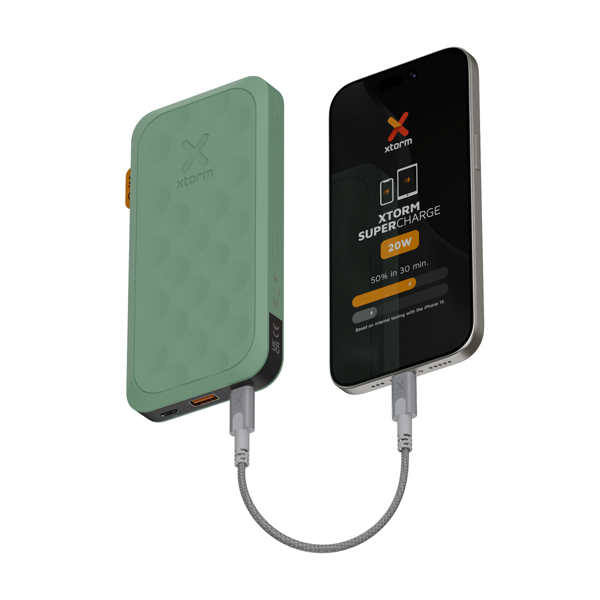 Power Bank Xtorm 20W Fuel Series 10.000 mAh Verde, FS5103