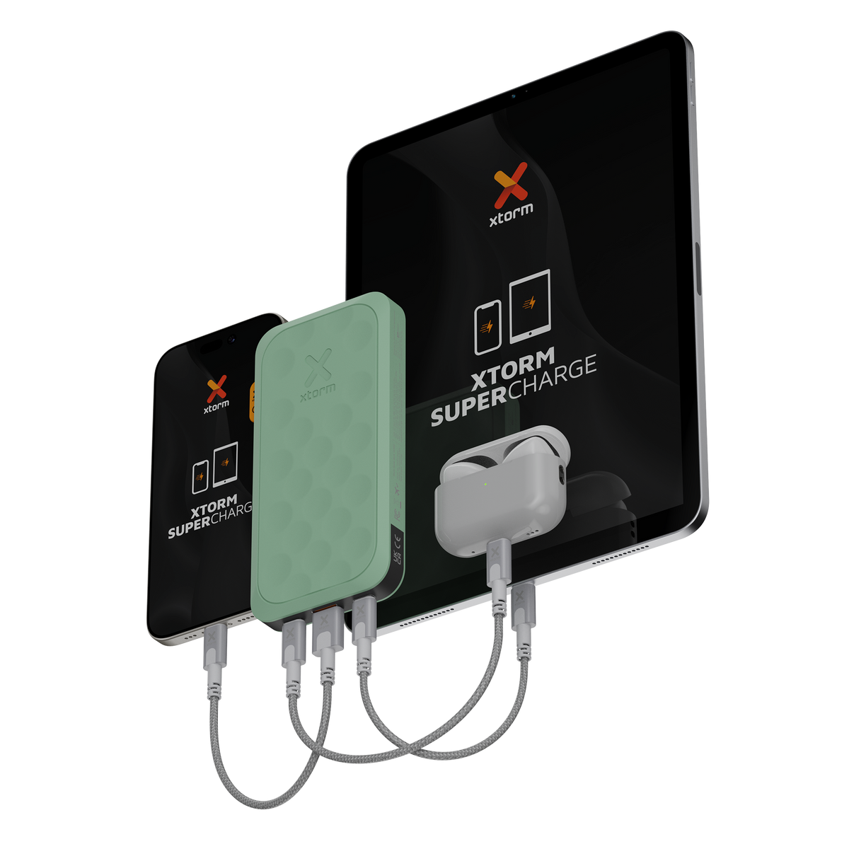 Power Bank Xtorm 20W Fuel Series 10.000 mAh Verde, FS5103