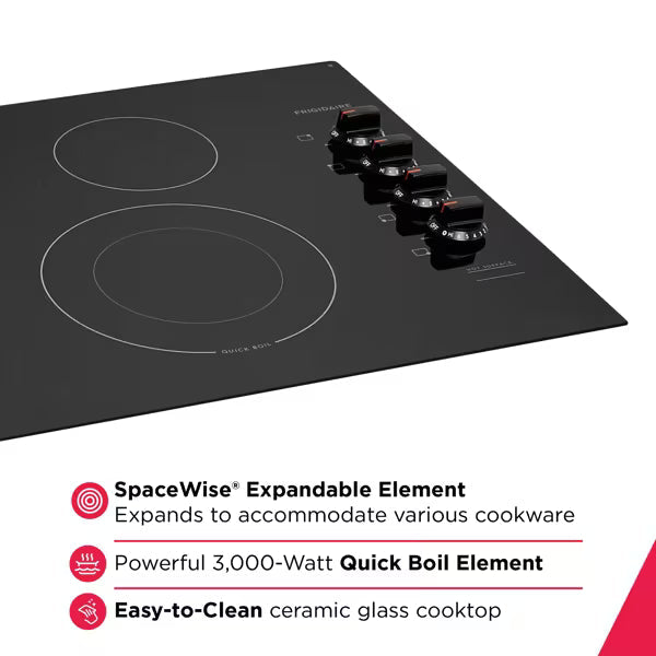 Frigidaire Plantilla Eléctrica 36" 5 Quemadores, FFEC3625US