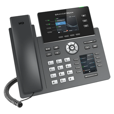 Grandstream GRP2614 Teléfono IP de 4 Líneas, 12 Cuentas SIP, PoE Gigabit, Wi-Fi 6 y Bluetooth