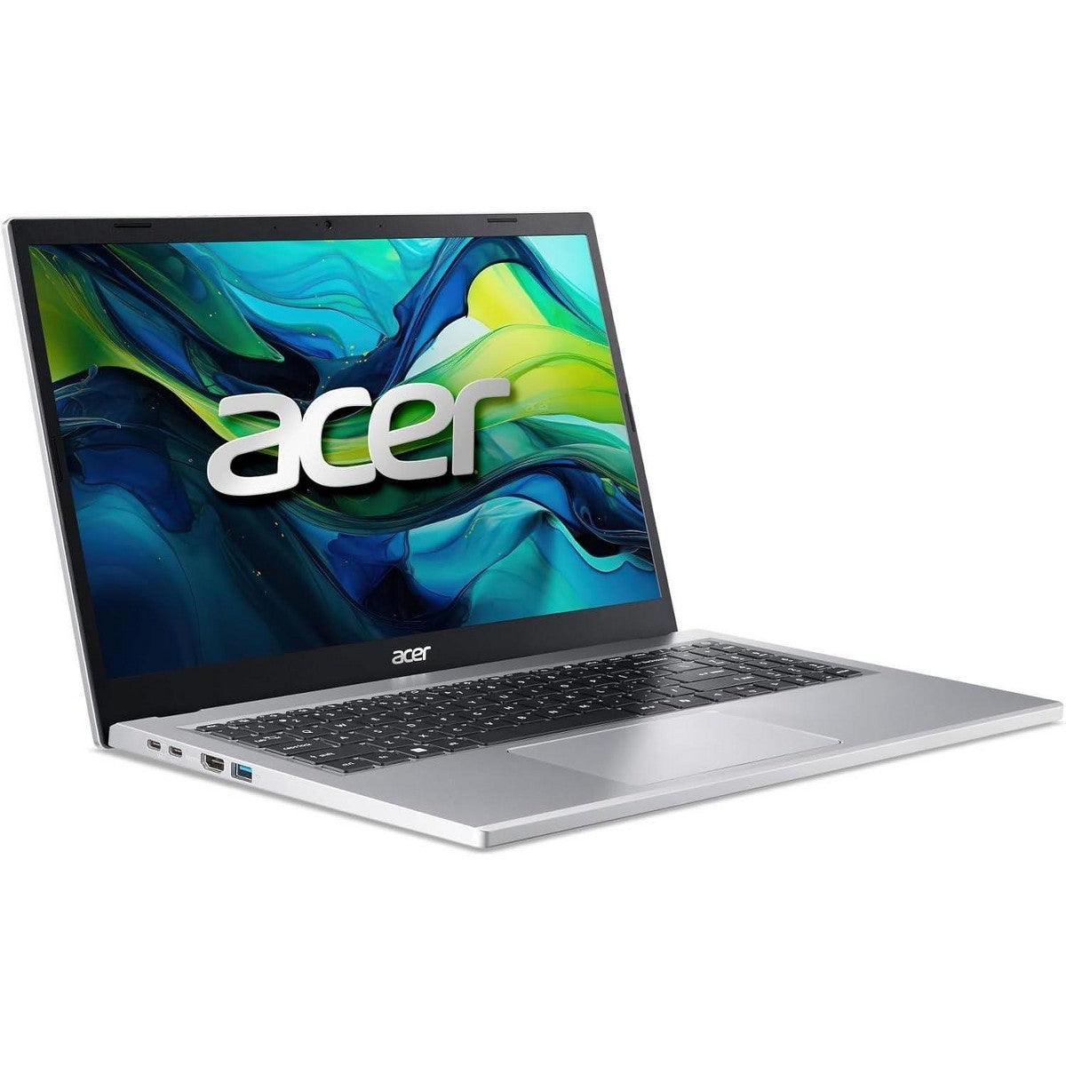 Acer Aspire Go 15 AG15-21P-R5YG plateado - vista trasera