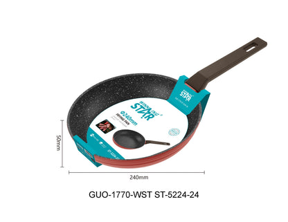Sartén Antiadherente Winning Star ST-5224, Aluminio 24 cm