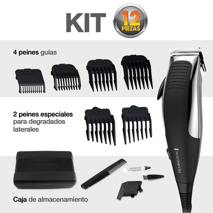 Kit Cortadora de Cabello Remington, HC1080A-110F
