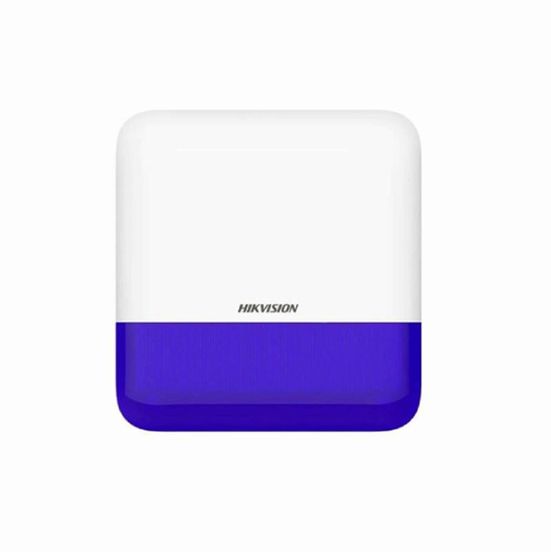 Sirena Externa Inalámbrica Hikvision DS-PS1-E-WB | 110dB | 1600m RF | IP65 | 433MHz