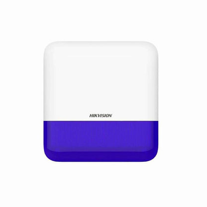 Sirena Externa Inalámbrica Hikvision DS-PS1-E-WB | 110dB | 1600m RF | IP65 | 433MHz
