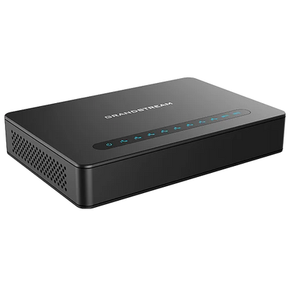 Grandstream HT818 V2 Gateway VoIP de 8 Puertos FXS con Router NAT Gigabit