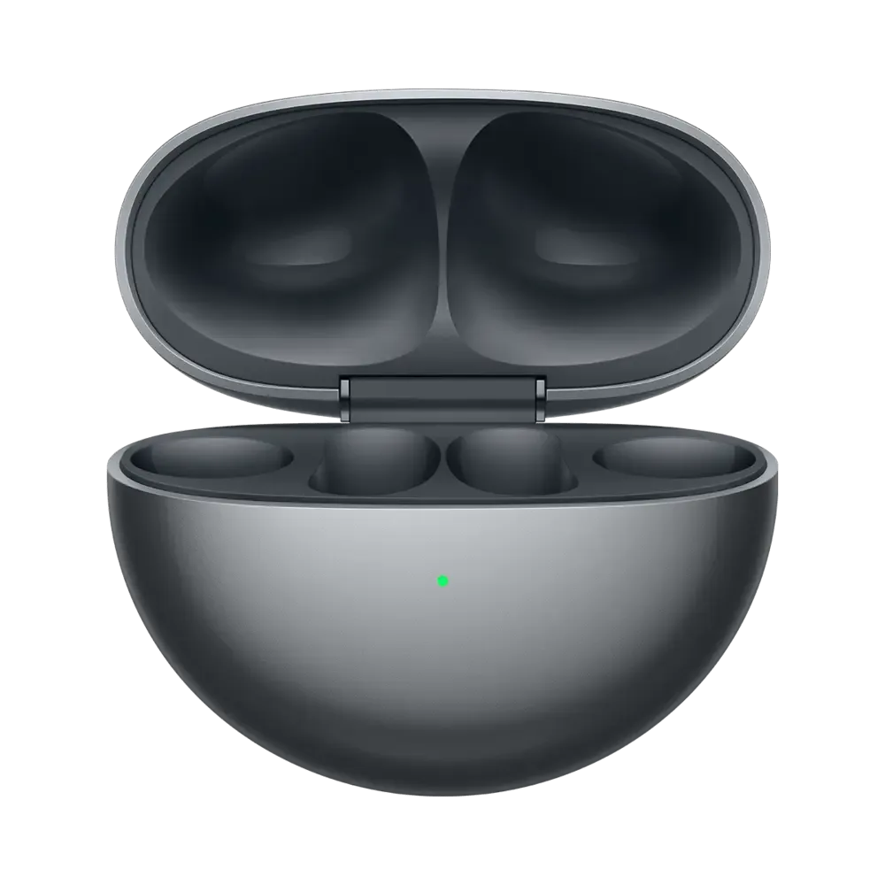 Auriculares Bluetooth Huawei FreeClip negro vista posterior con detalles