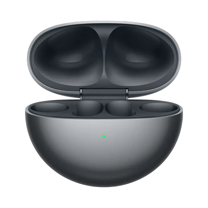 Auriculares Bluetooth Huawei FreeClip negro vista posterior con detalles