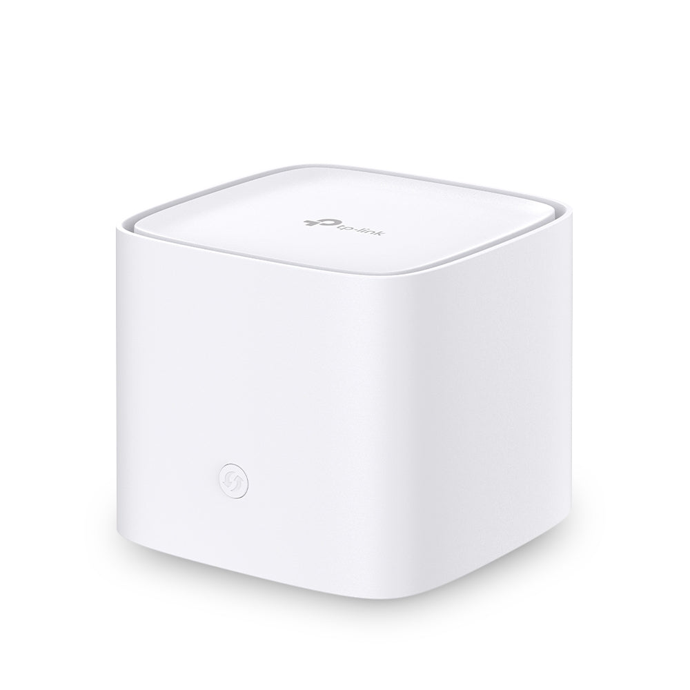 Router WiFi TP-Link HC220-G5 AC1200 vista frontal con indicadores LED
