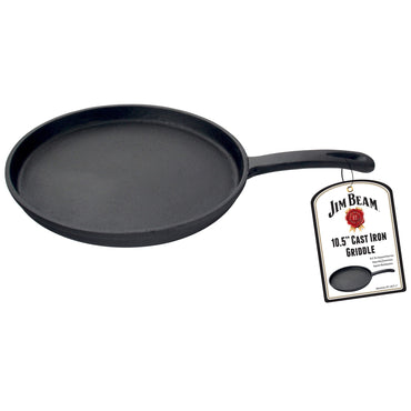 JIMBEAN Comal de Hierro Fundido 10.25 pulgadas - vista de la superficie de cocción