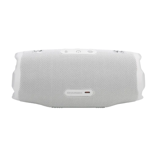 JBL Charge 6 blanco - vista posterior