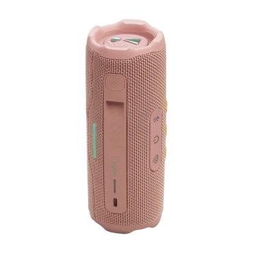 Parlante JBL Flip 7 color rosa, vista posterior