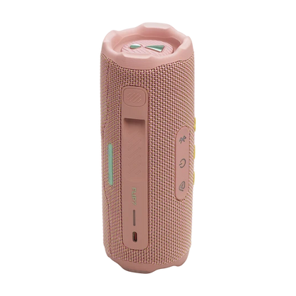 Parlante JBL Flip 7 color rosa, vista posterior