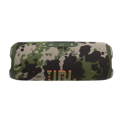 JBL Flip 7 Squad - vista superior con controles