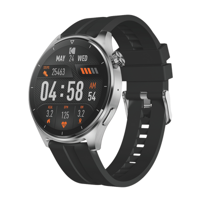 Kodak Reloj Inteligente Full Touch 1.45" Plateado, SW7202