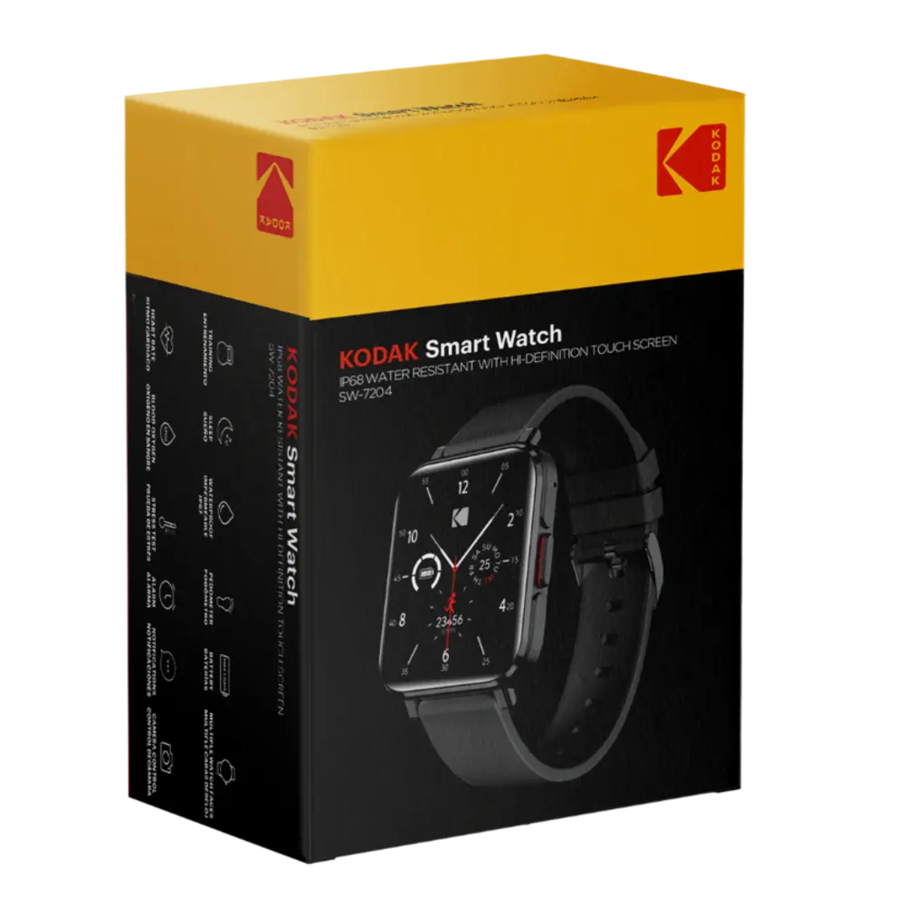 Kodak reloj inteligente SW7204 negro 1,85" full touch