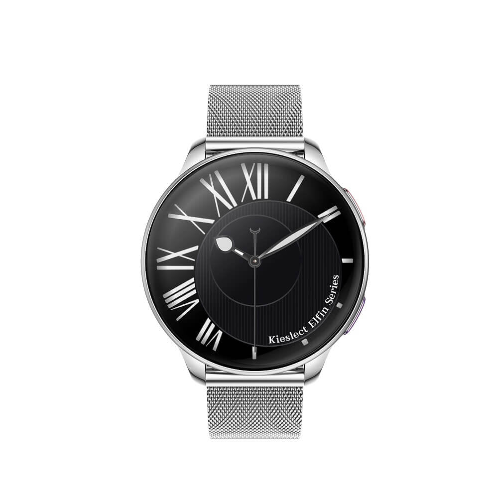 Kieslect Smartwatch para Dama 1.32" AMOLED Plateado, Elfin