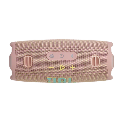 Parlante JBL Charge 6 rosa, vista superior