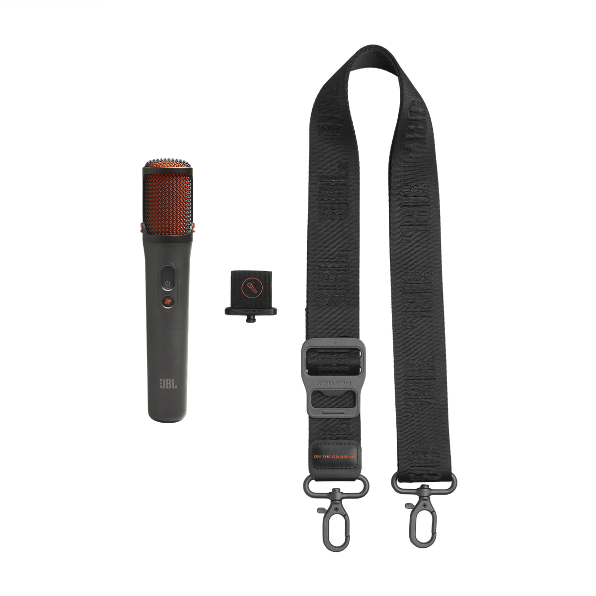 JBL PartyBox On-The-Go 2 Plus, accesorios incluidos