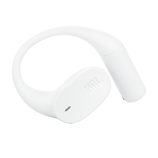Audífonos JBL Sense Lite en uso mostrando ajuste cómodo