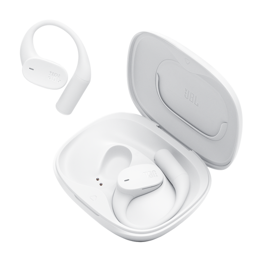 Vista lateral audífonos JBL Sense Lite con diseño abierto