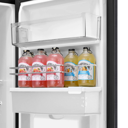 Refrigerador Side by Side Midea MDRS710FGM28W | 20PC | 555L | Inverter Quattro | Jazz Black | WiFi