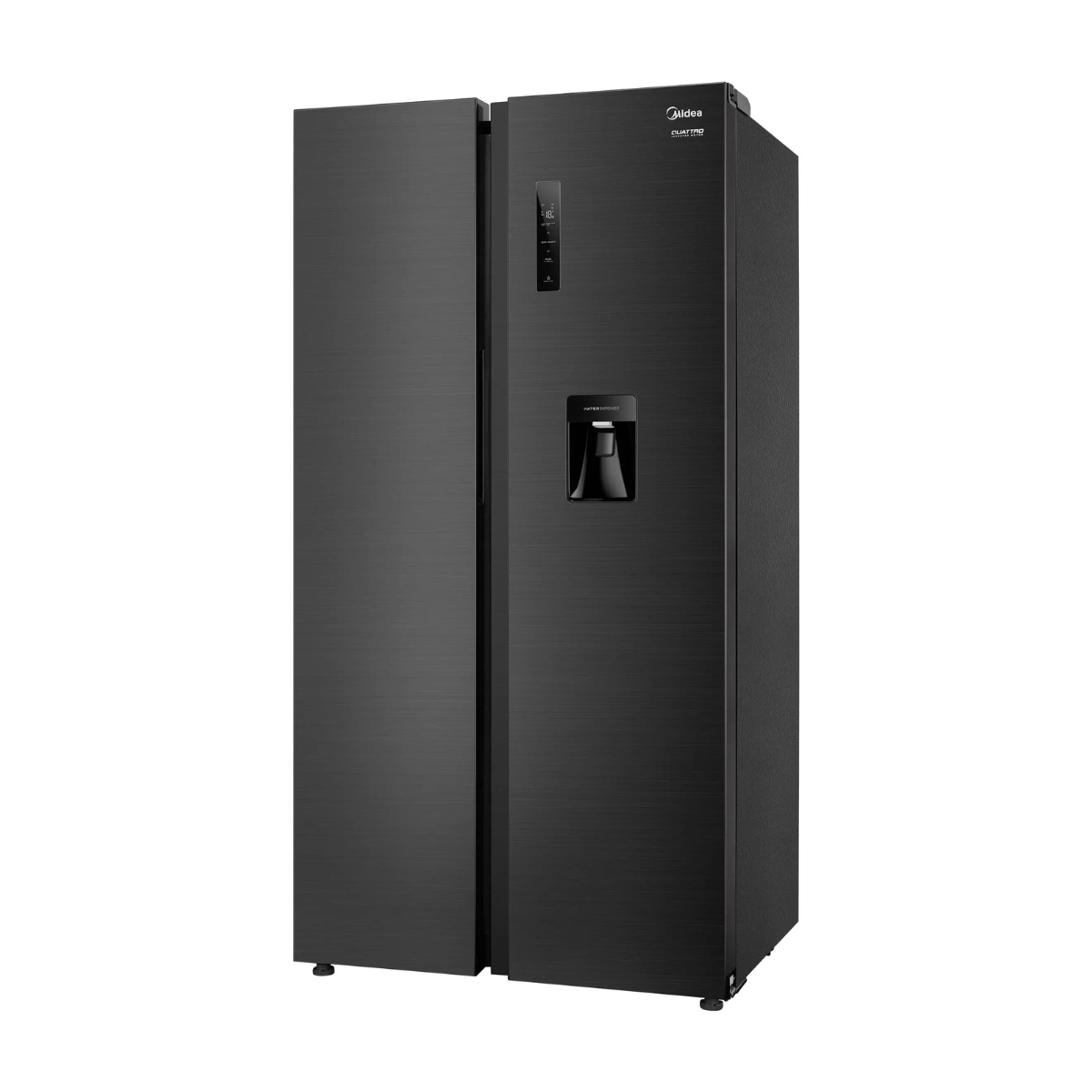Refrigerador Side by Side Midea MDRS710FGM28W | 20PC | 555L | Inverter Quattro | Jazz Black | WiFi