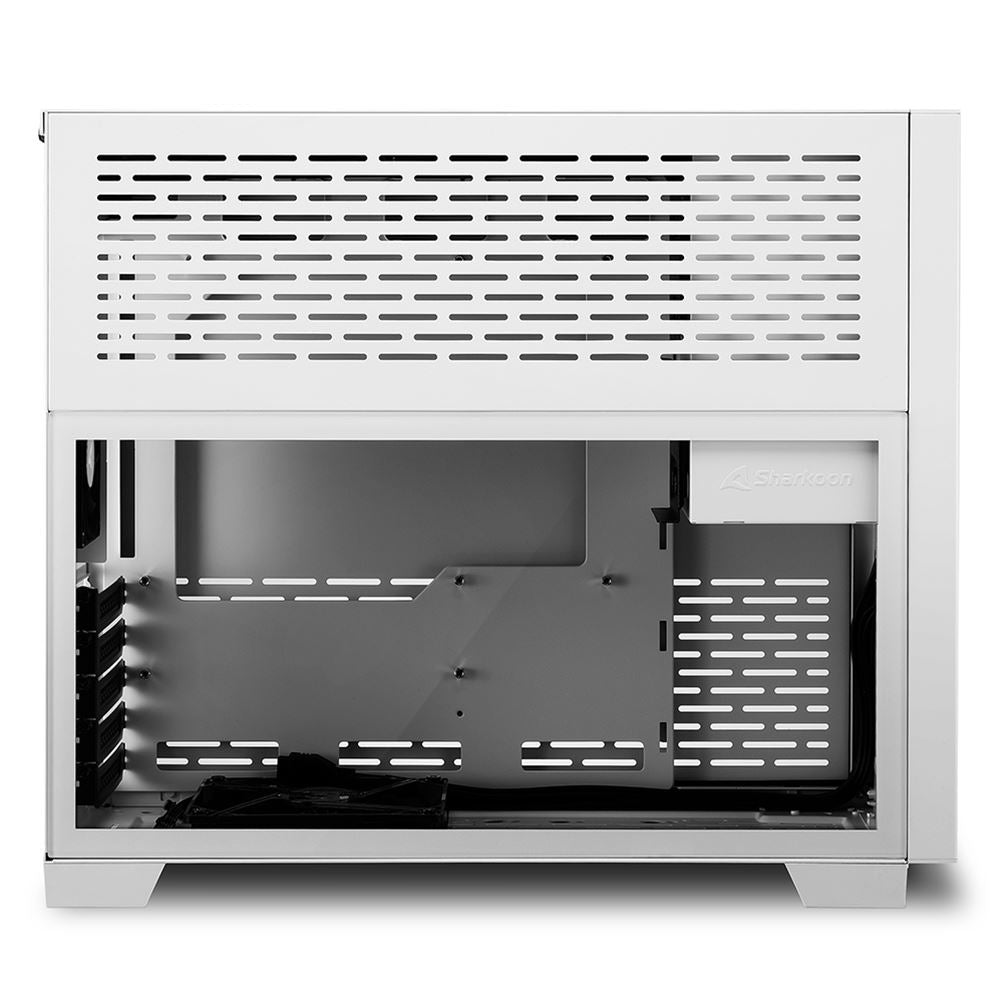 Case Sharkoon MS-Y1000 WH MATX | Media Torre | Blanco | Panel Lateral de Vidrio Templado