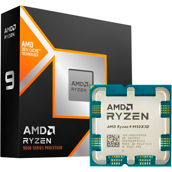 Procesador AMD Ryzen 9 9950X3D | 16 Núcleos | 5.7 GHz | AM5