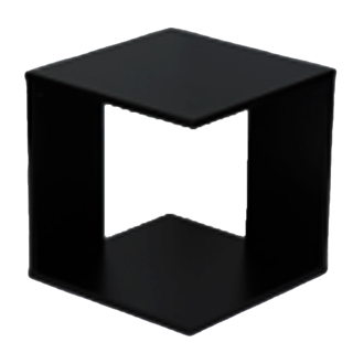Kenneth Cole estante de cubo color caf‚ oscuro - KCWD2022053-BR