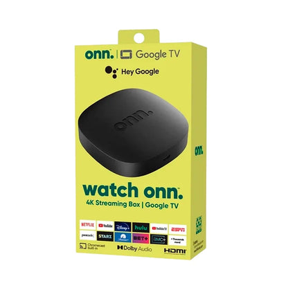 Dispositivo de Transmisión ONN Google TV 4K ONN-28078468-B
