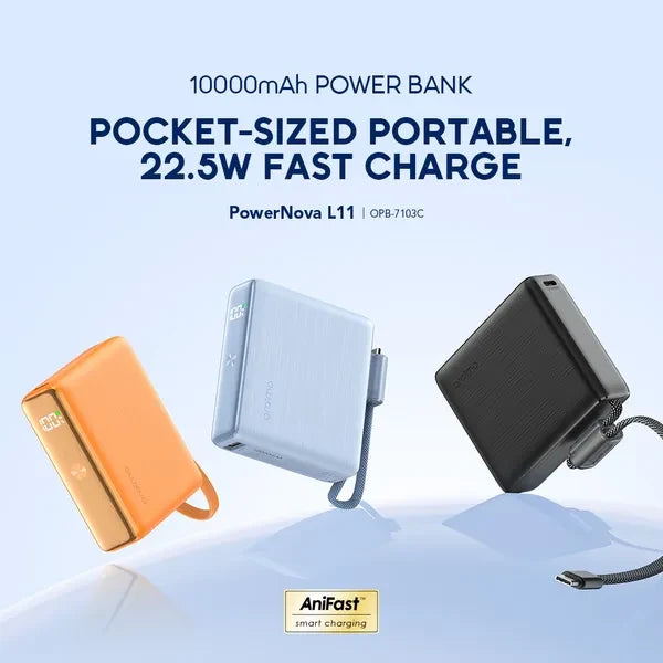 Oraimo Power bank PowerNova L11 10000 mAh negro, OPB-7103C