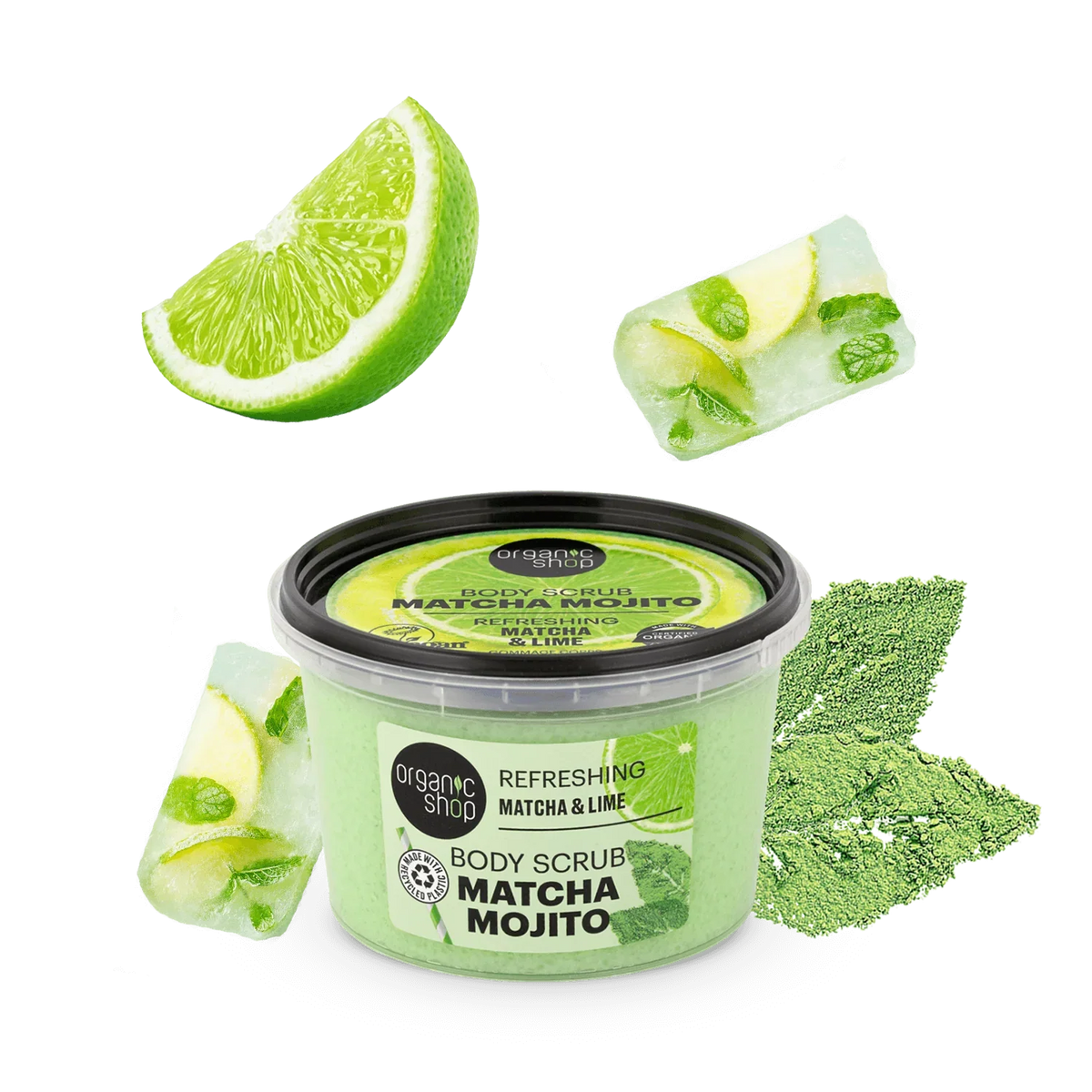 Organic Shop Exfoliante corporal matcha mojito 250ml