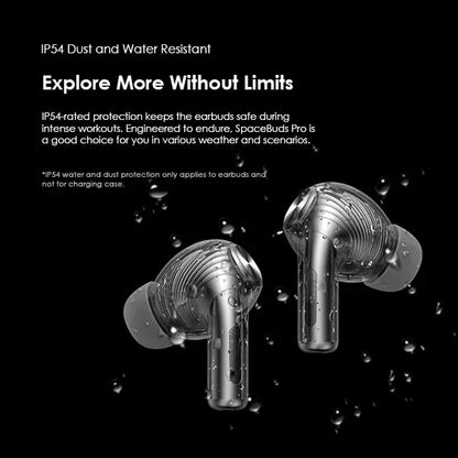 Audífonos Bluetooth Oraimo en posición de carga dentro del estuche
