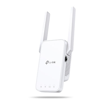 Repetidor de señal TP-Link RE315 vista lateral mostrando antenas externas