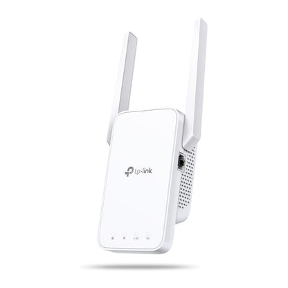 Repetidor de señal TP-Link RE315 vista lateral mostrando antenas externas