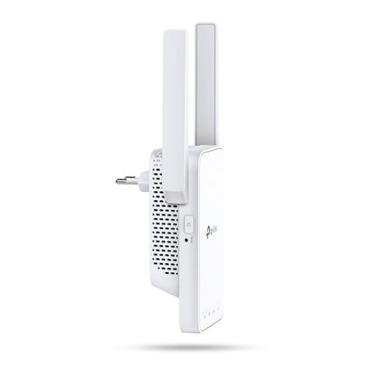 TP-Link RE315 vista posterior con puerto Ethernet y botón WPS