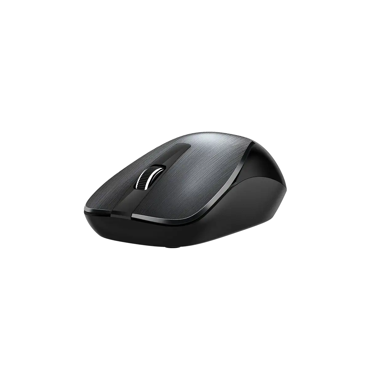 Mouse Genius NX-7015 negro vista superior completa con sensor óptico BlueEye 1200 DPI