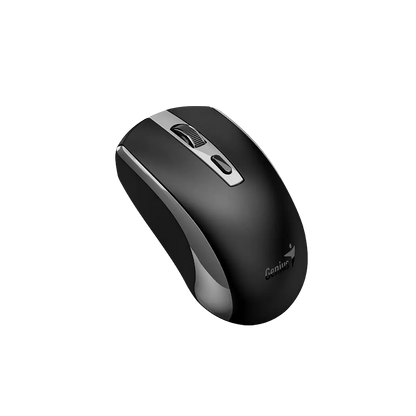 Mouse Genius ECO-8150 vista lateral mostrando diseño ergonómico