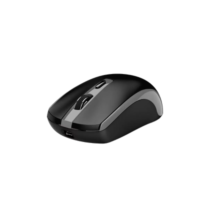 Mouse inalámbrico Genius ECO-8150 vista trasera con receptor USB