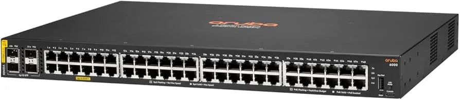 Aruba SW 6000 48G POE CL4 4SFP 370W
