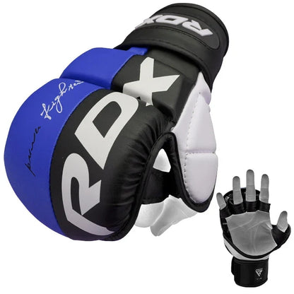 RDX Guantes de Sparring MMA Azul, T6