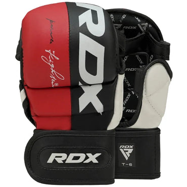 RDX Guantes de Sparring MMA Rojo, T6