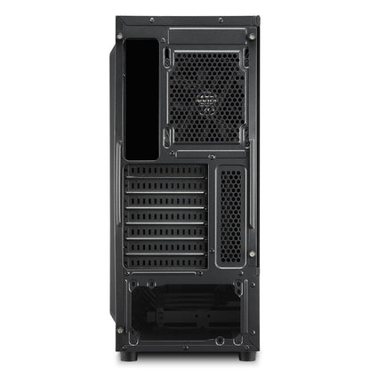 Case Sharkoon RGB Slider | ATX | Media Torre | Panel Vidrio Templado | RGB Frontal | Negro