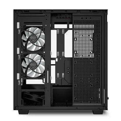 Case Sharkoon Rebel C60 RGB | ATX | Media Torre | Vidrio Templado | 4 Ventiladores RGB | Negro