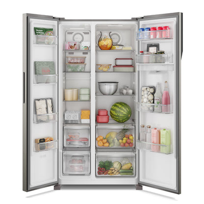 Compartimiento freezer del refrigerador Frigidaire FRSA19K2HVG con cajones organizadores