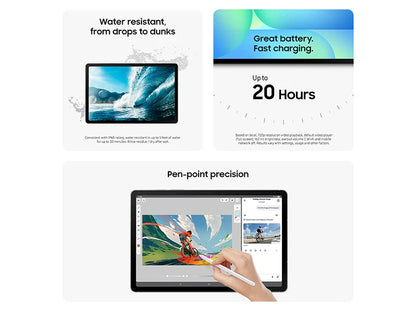 Samsung Galaxy Tab S10 FE 10.9" Wi-Fi 8 GB 128 GB Gris SM-X520NZAAL15